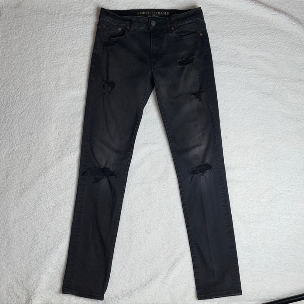 American Eagle Denim Jeans Ripped Slim 30 x 31